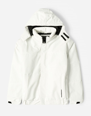 خرید و قیمت کاپشن مردانه کلاه دار سفید 24216369