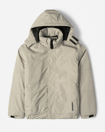 خرید و قیمت کاپشن مردانه کلاه دار طوسی روشن 24216369