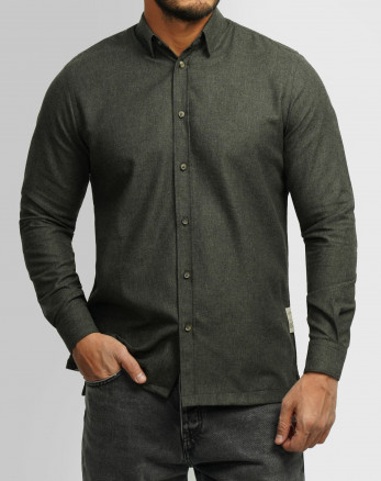 پیراهن نیمه ضخیم ساده 68166