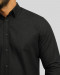 خرید و قیمت پیراهن نیمه ضخیم ساده مردانه ذغالی 24268166