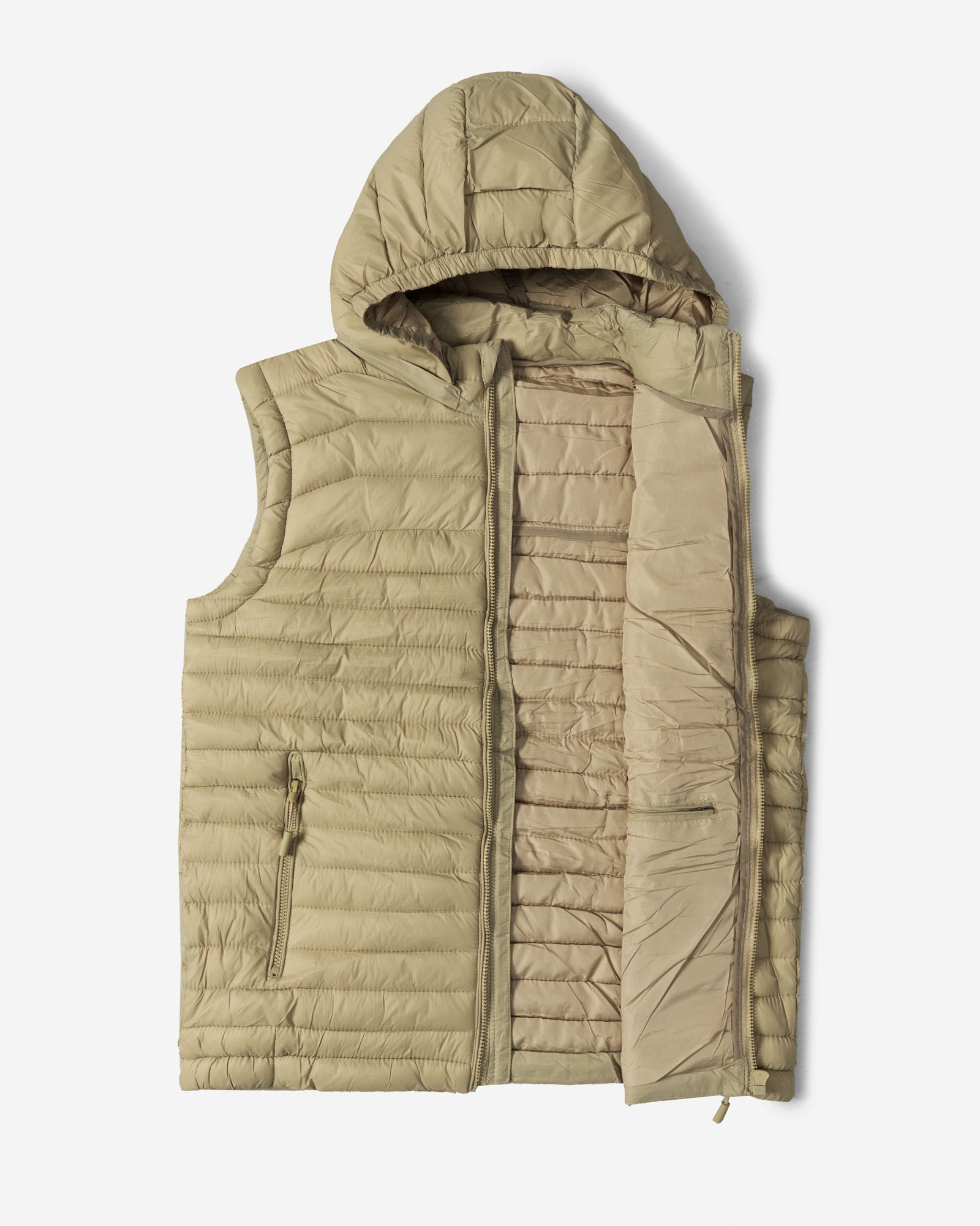 پافر مردانه کلاه دار کرم 24353177