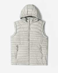 پافر مردانه کلاه دار طوسی 24353177