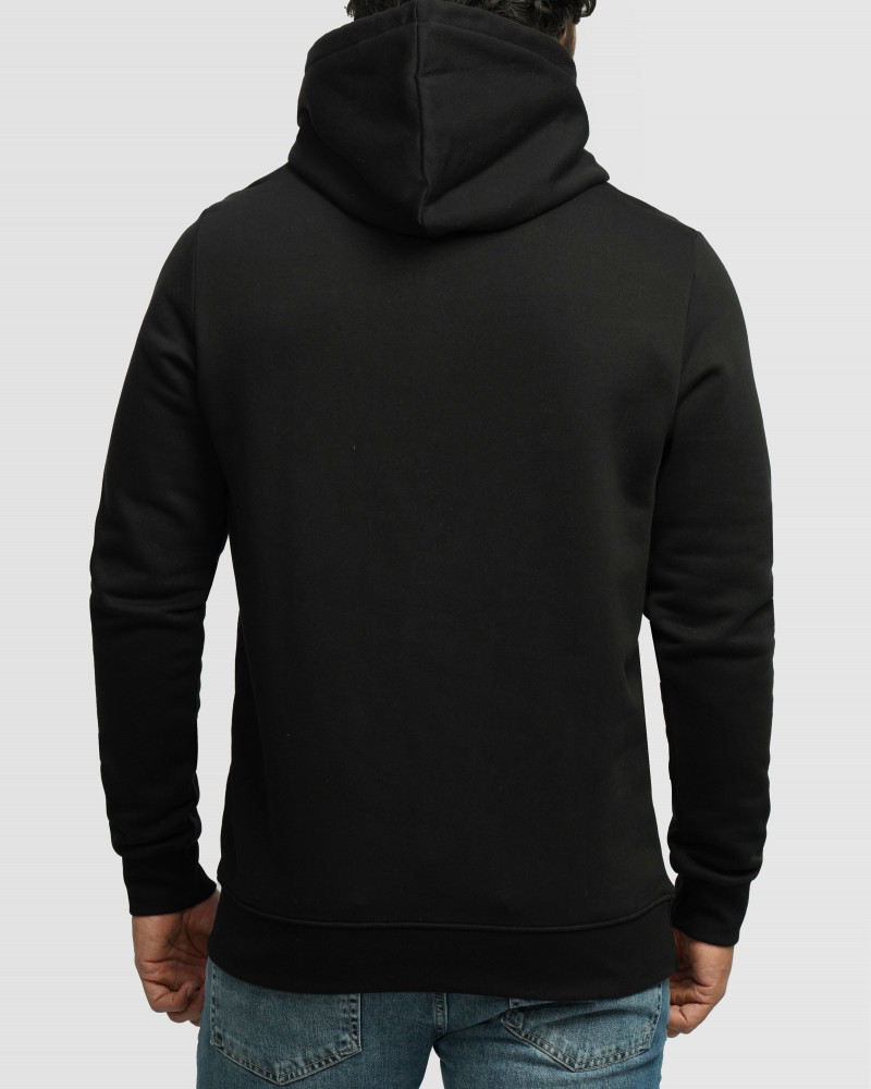 خرید و قیمت هودی کلاه دار ساده مشکی 24371252