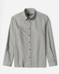 خرید و قیمت پیراهن نیمه ضخیم ساده مردانه طوسی  24268166