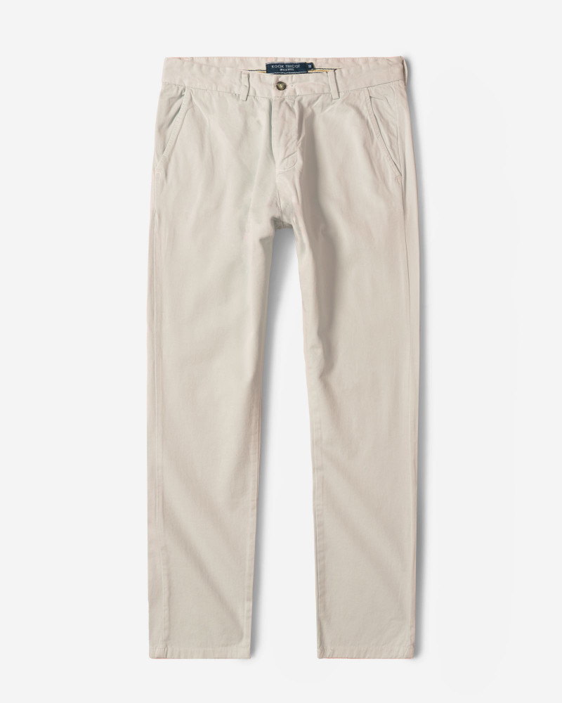 شلوار کتان مردانه اسلیم کرم روشن 24215201