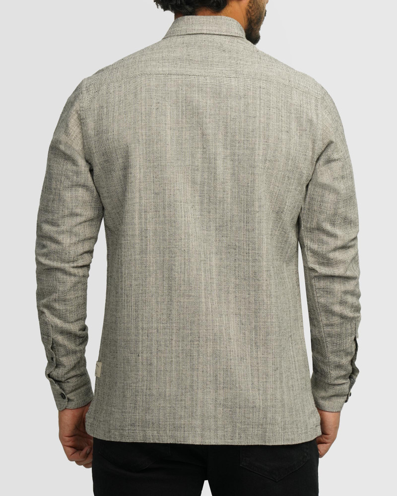 خرید و قیمت پیراهن آستین بلند مردانه خاکستری 24220516