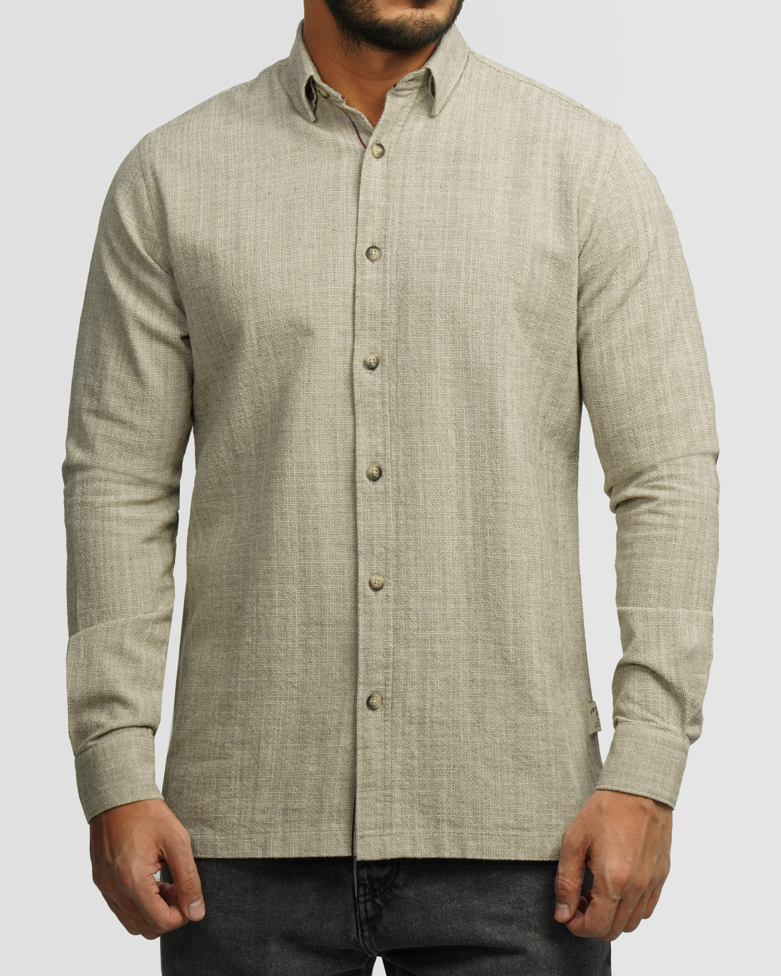 خرید و قیمت پیراهن آستین بلند مردانه سبز 24220516