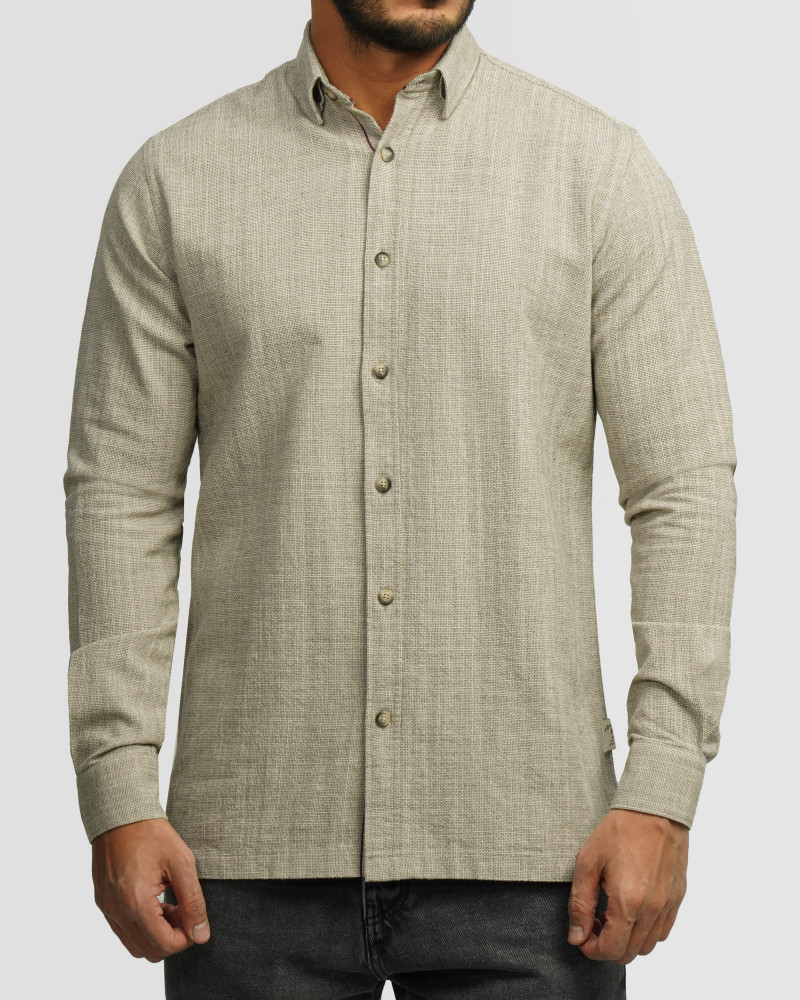 خرید و قیمت پیراهن آستین بلند مردانه سبز 24220516