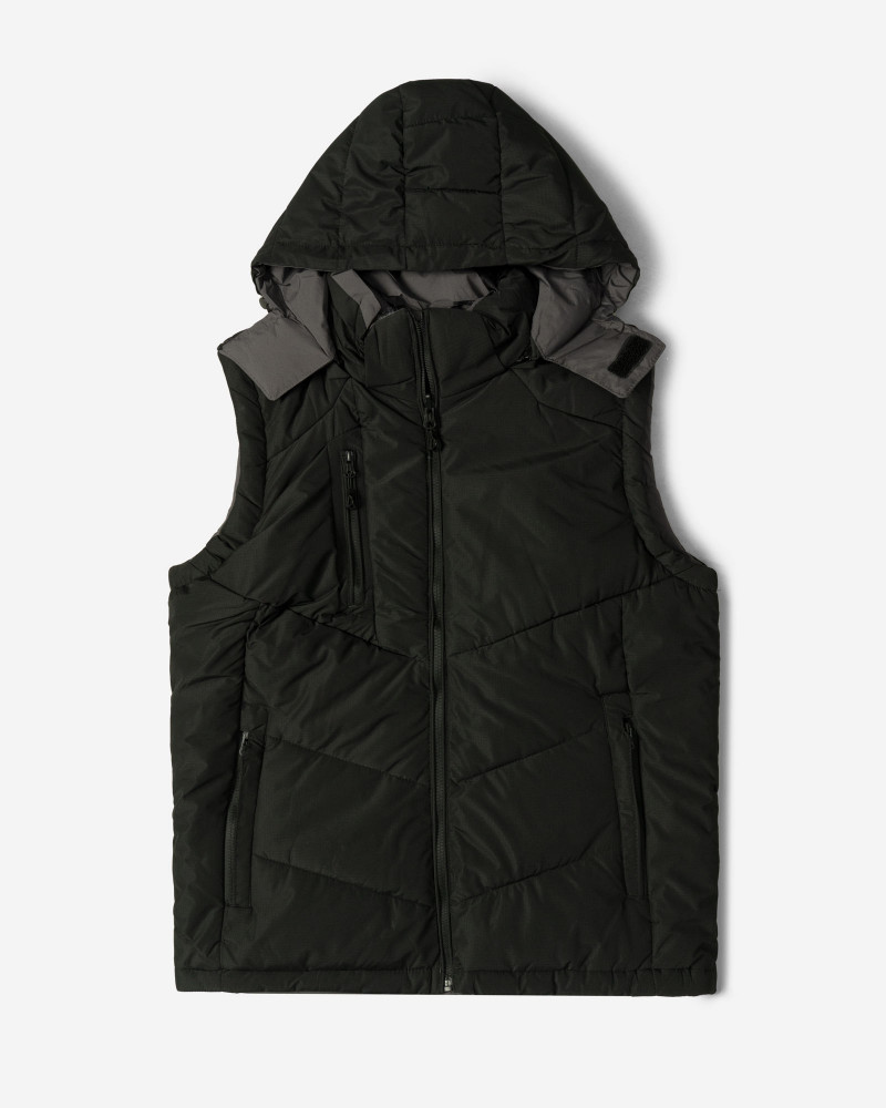 پافر مردانه کلاه دار مشکی 24353175