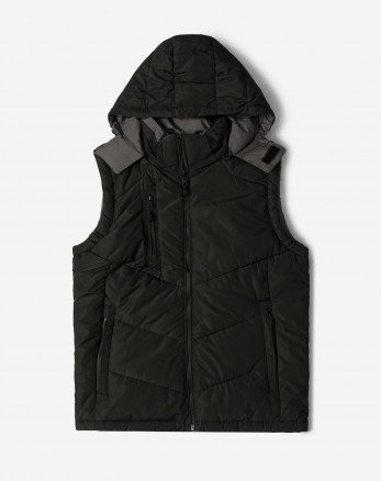 پافر مردانه کلاه دار مشکی 24353175