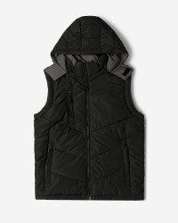 پافر مردانه کلاه دار مشکی 24353175