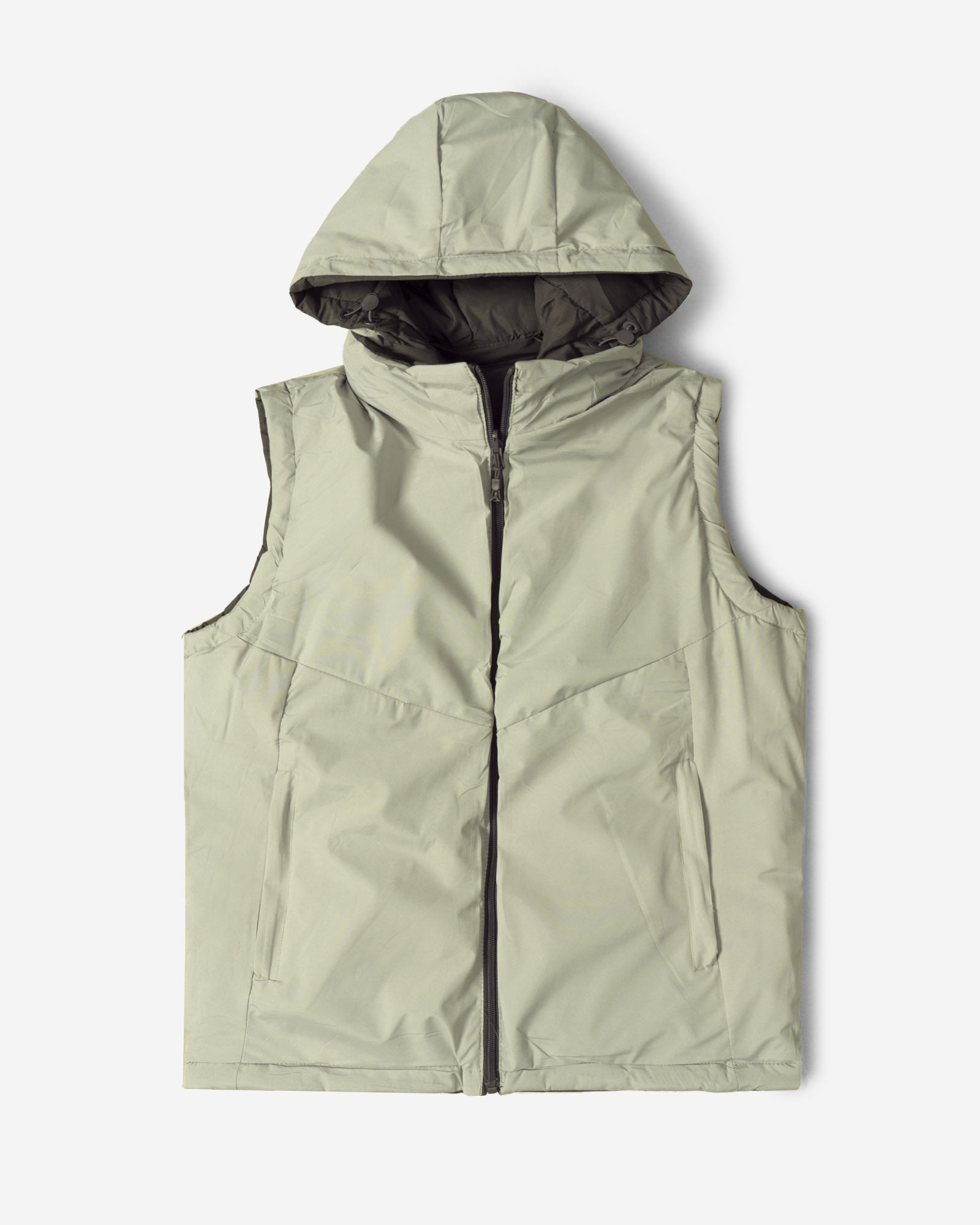 پافر مردانه کلاه دار خاکستری 24353175