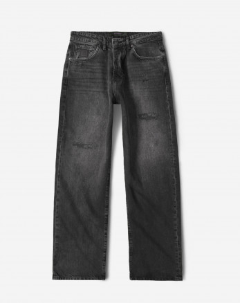 خرید و قیمت شلوار جین بگ (Caro Rigit) زاپ دار مردانه مشکی 24324810