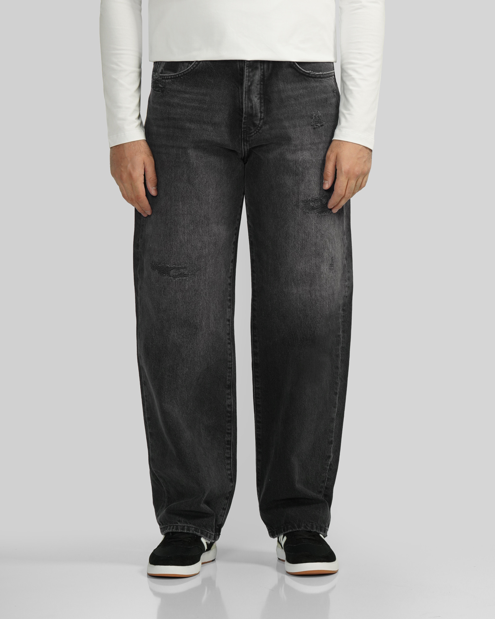 خرید و قیمت شلوار جین بگ (Caro Rigit) زاپ دار مردانه مشکی 24324810