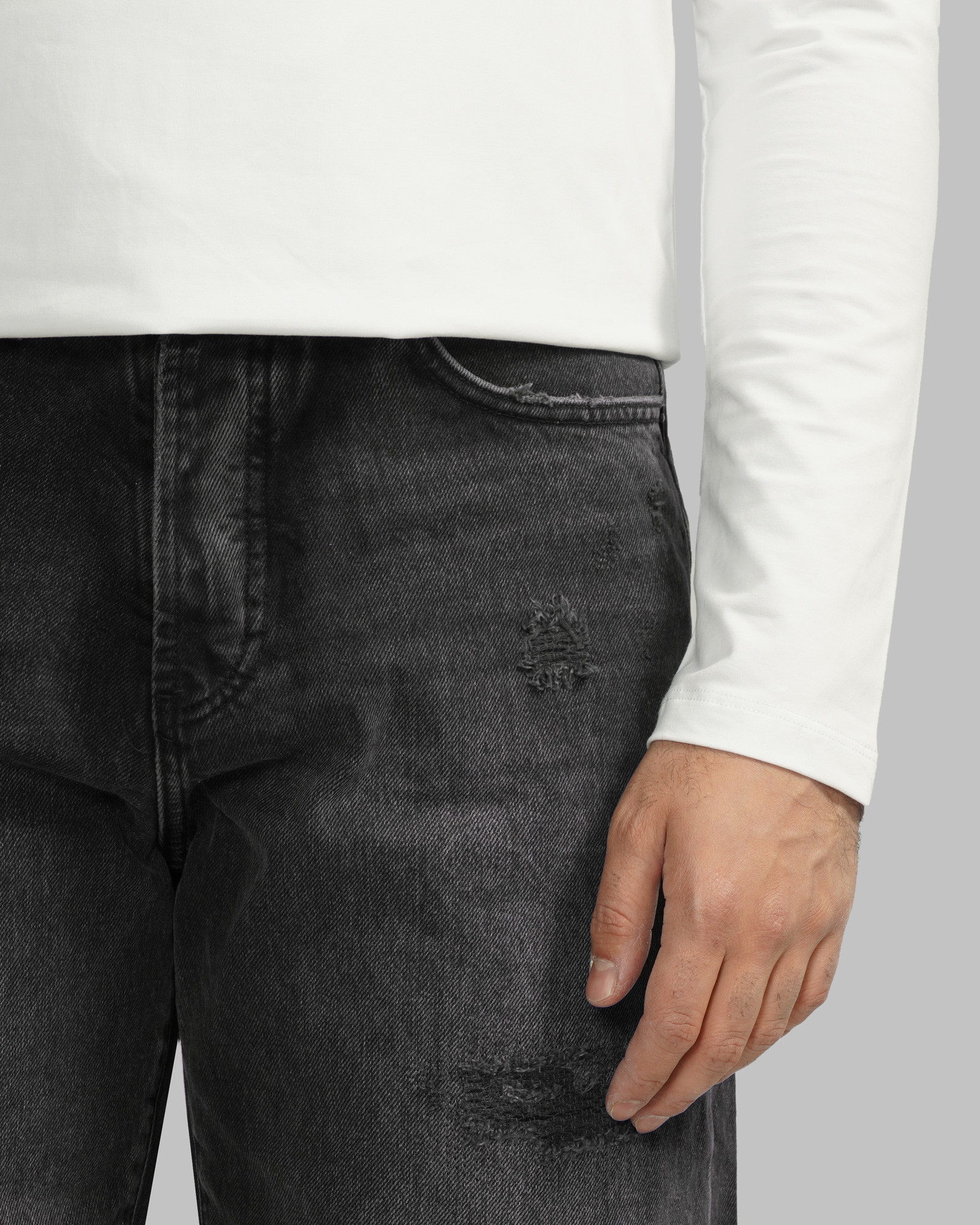 خرید و قیمت شلوار جین بگ (Caro Rigit) زاپ دار مردانه مشکی 24324810