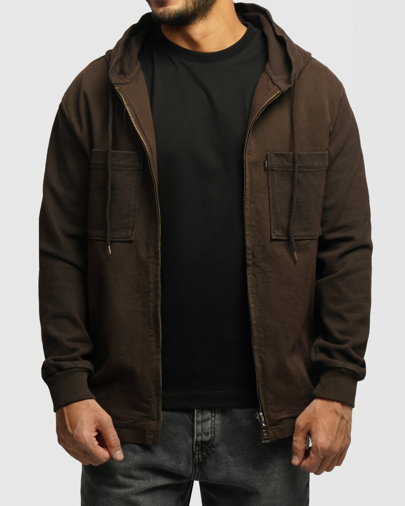 خرید و قیمت سویشرت کتان مردانه قهوه ای 24313255