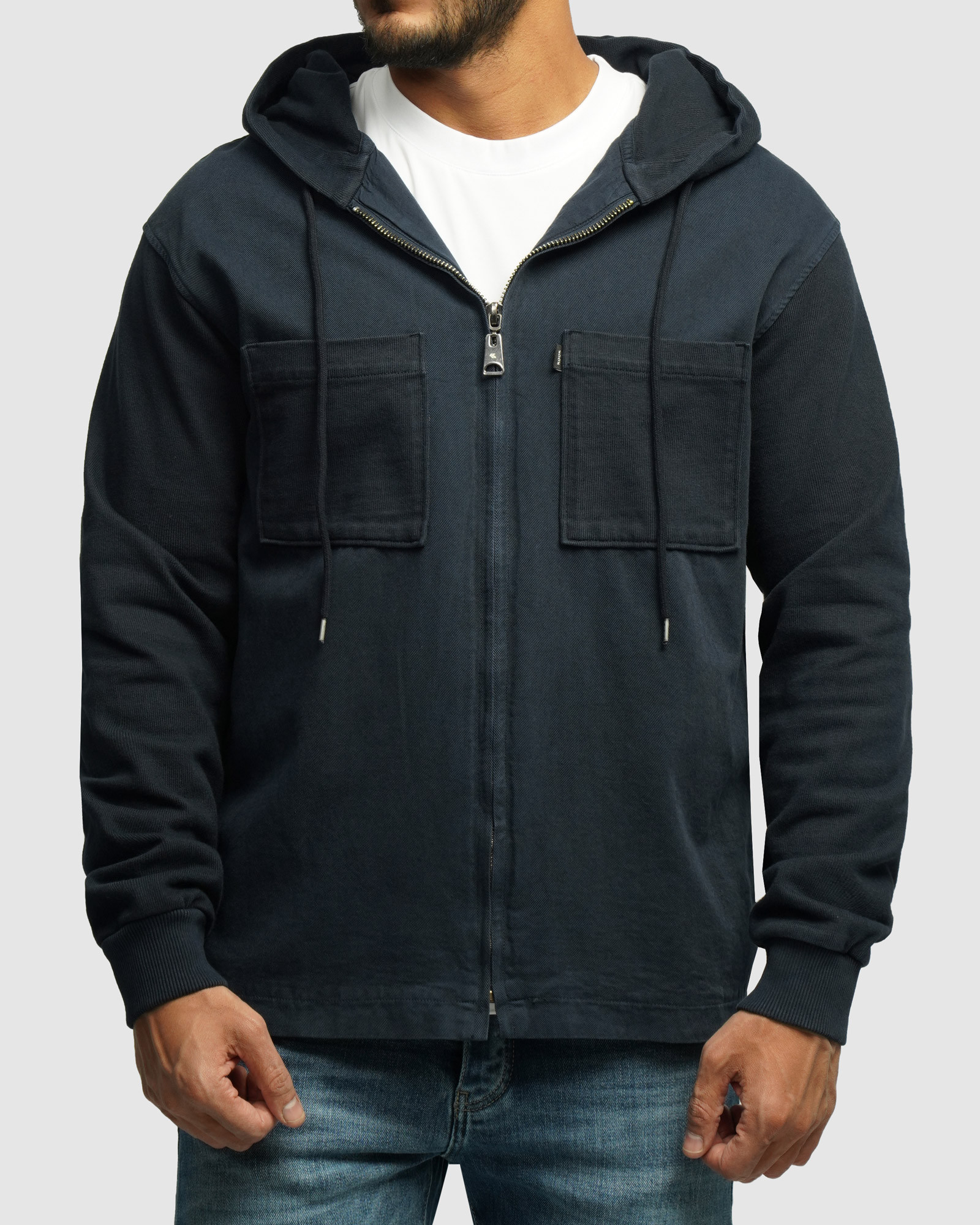 خرید و قیمت سویشرت کتان مردانه سرمه ای 24313255