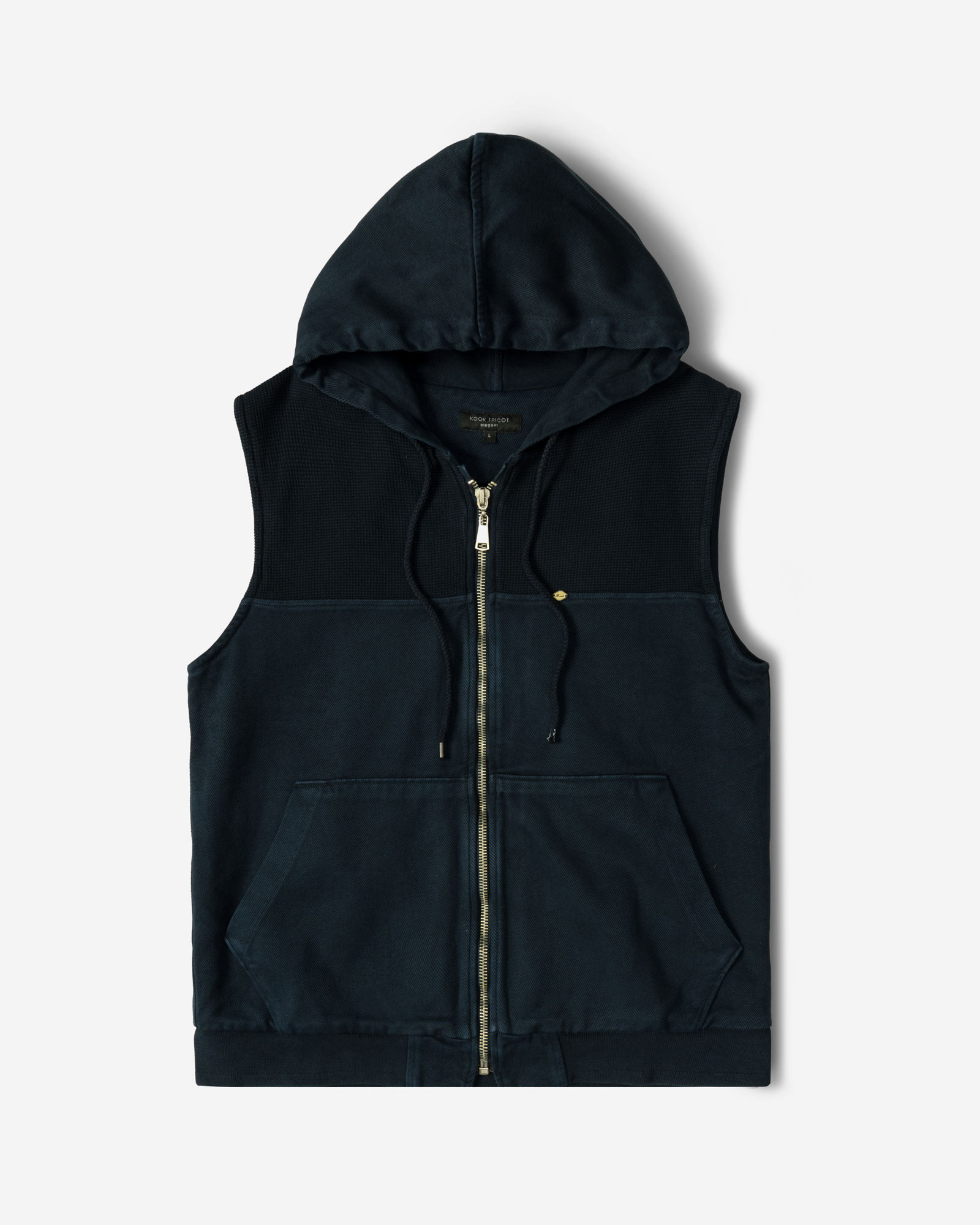 جلیقه کتان مردانه سرمه ای 24314114