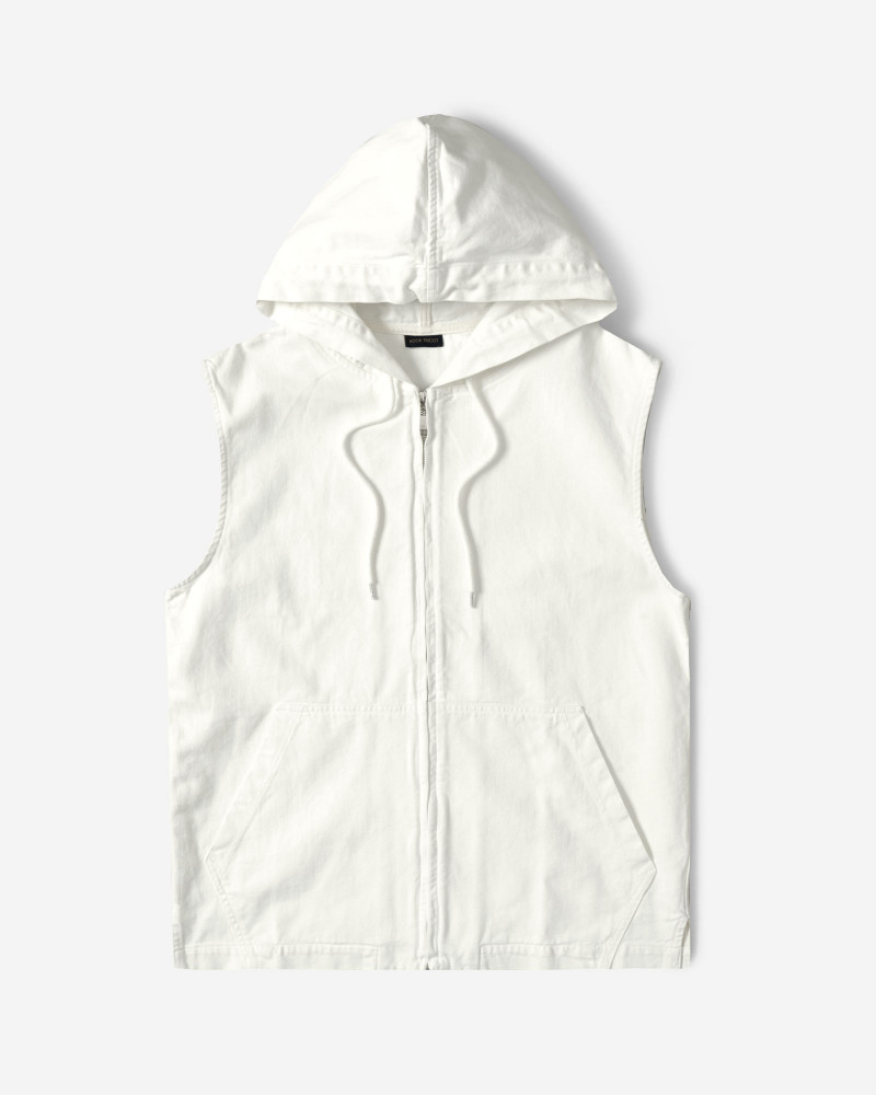 جلیقه کتان مردانه سفید 24314115