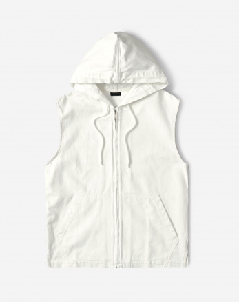 جلیقه کتان مردانه سفید 24314115