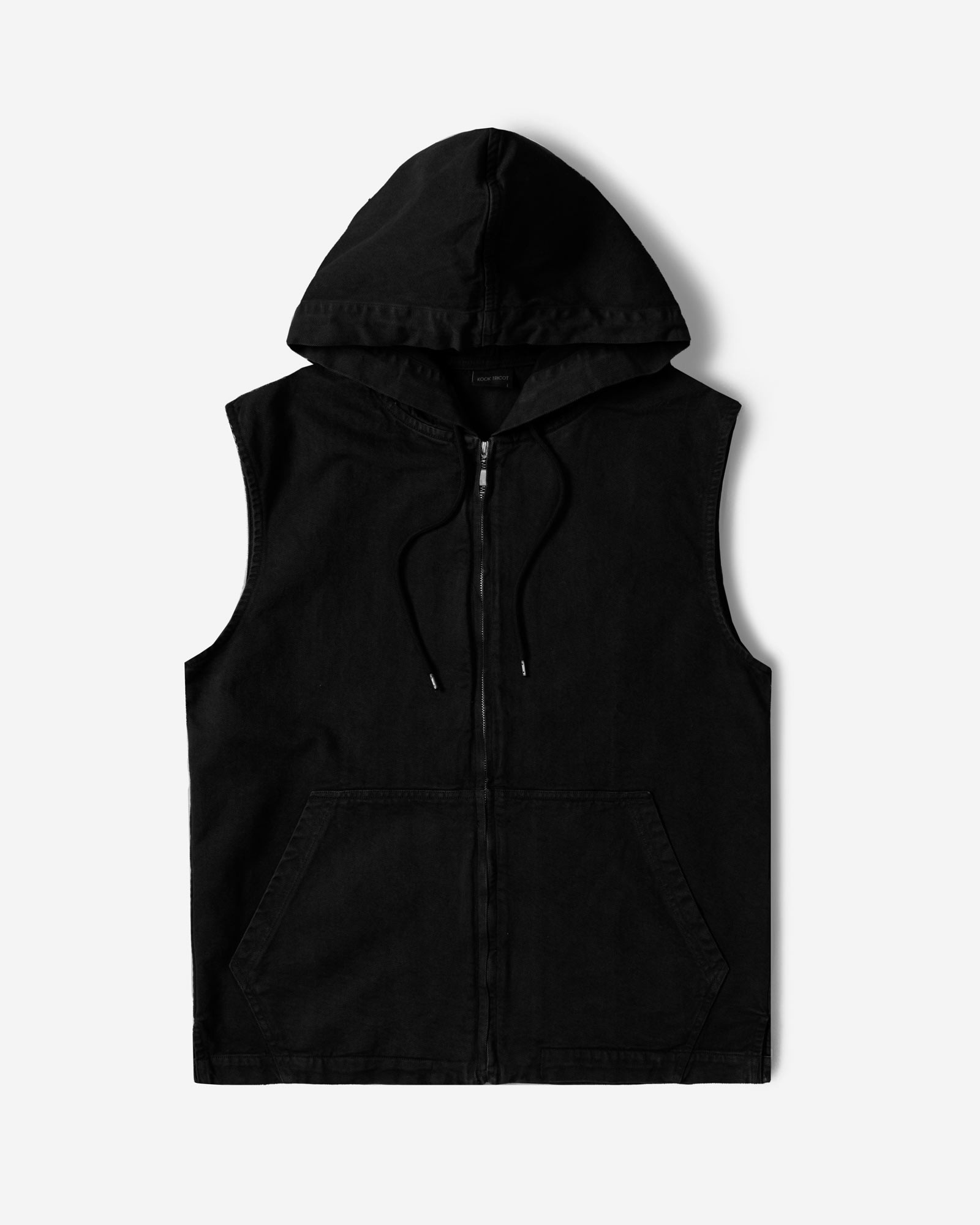 جلیقه کتان مردانه مشکی 24314115