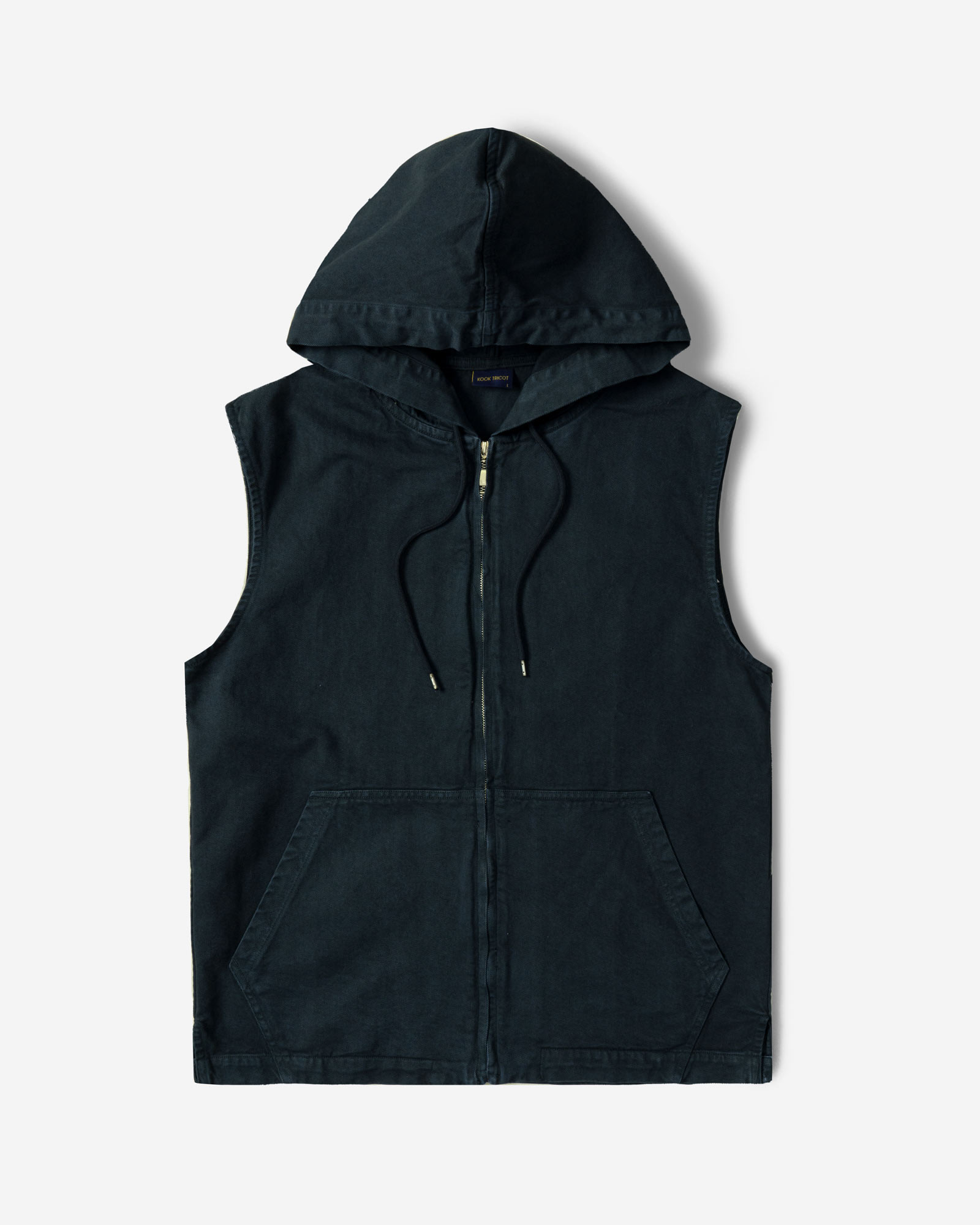 جلیقه کتان مردانه سرمه ای 24314115