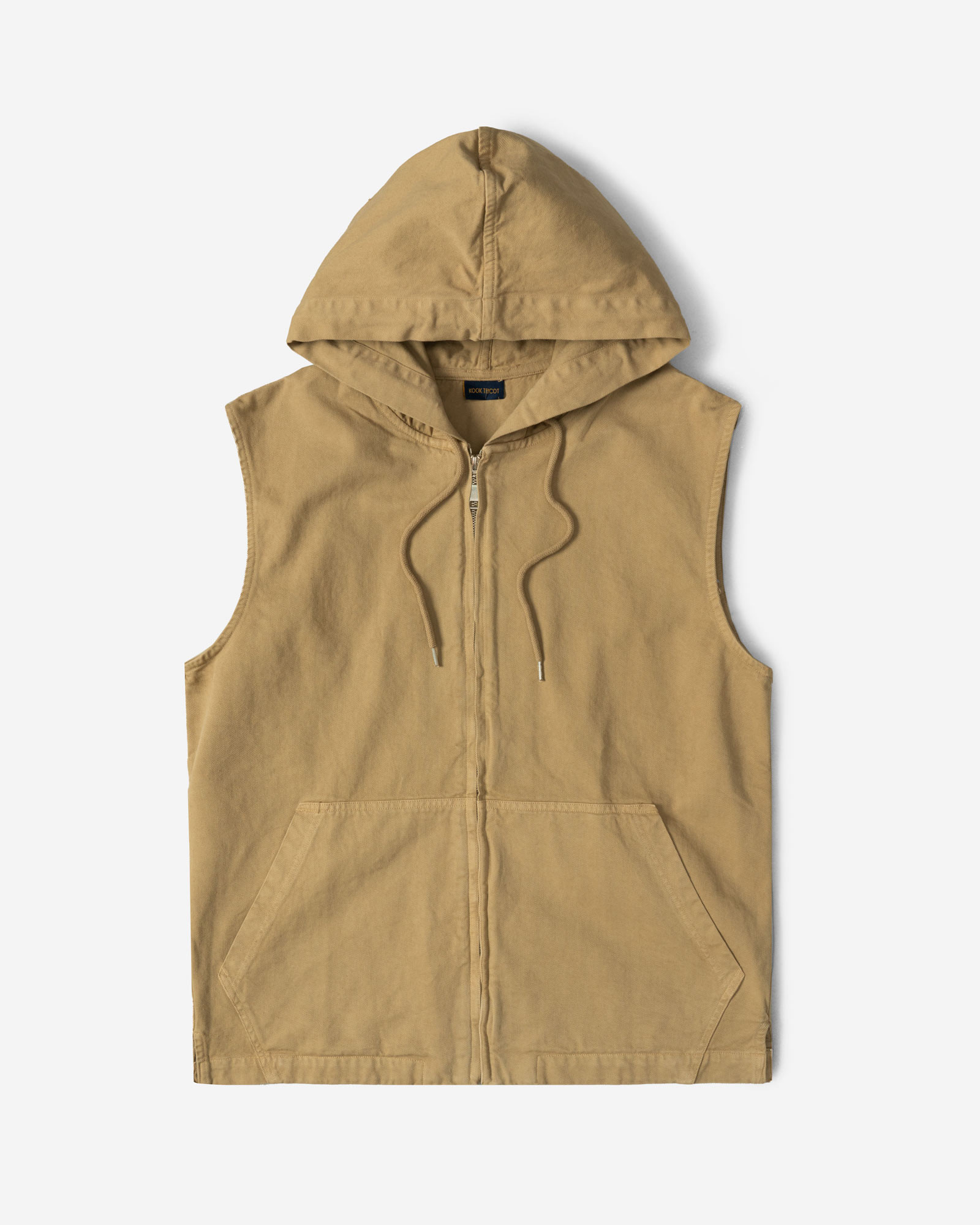 جلیقه کتان مردانه کرم 24314115