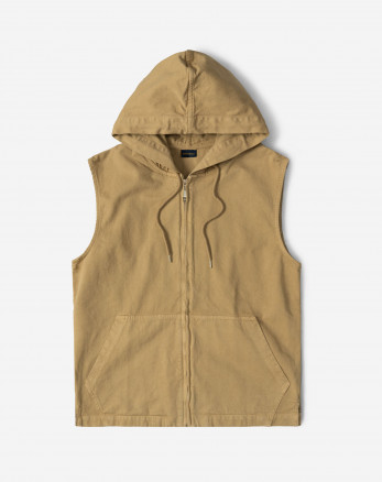 جلیقه کتان مردانه کرم 24314115