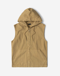 جلیقه کتان مردانه کرم 24314115