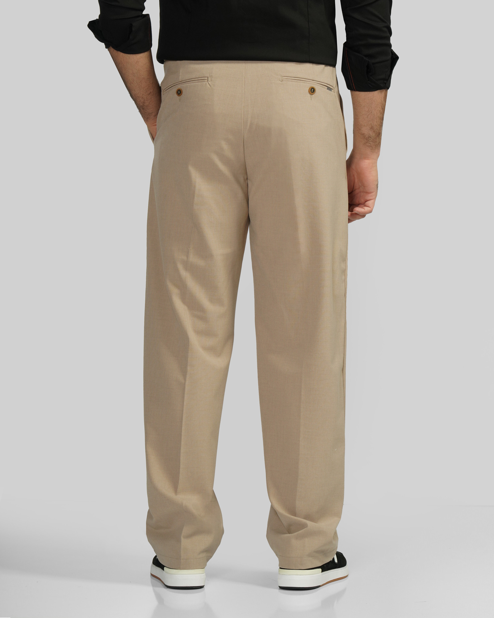 خرید و قیمت شلوار پارچه ای مردانه کرم 24362115