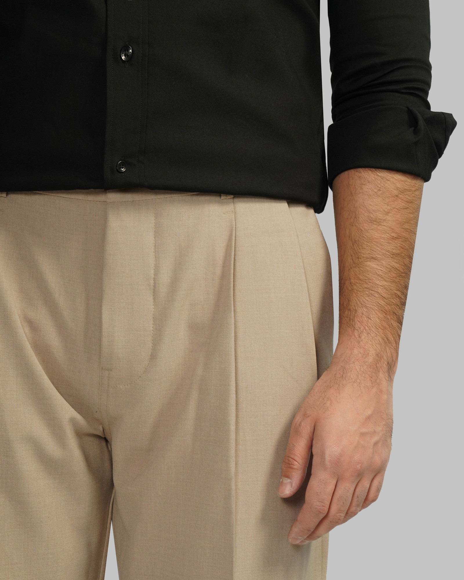 خرید و قیمت شلوار پارچه ای مردانه کرم 24362115