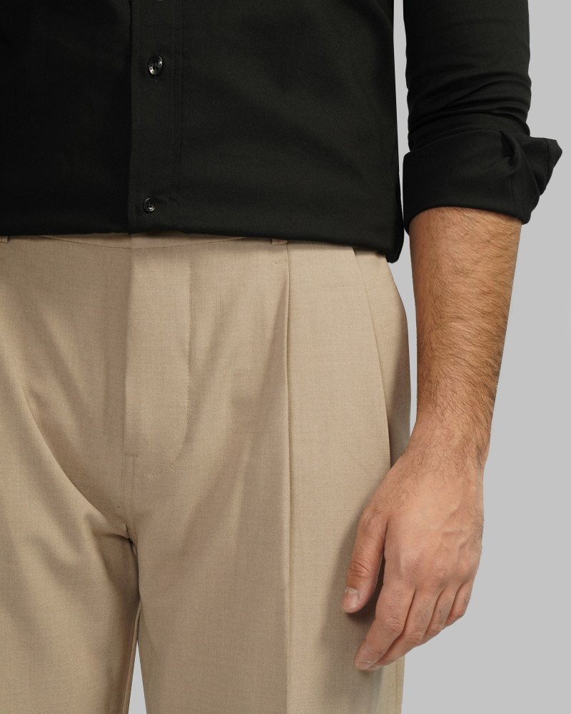 خرید و قیمت شلوار پارچه ای مردانه کرم 24362115