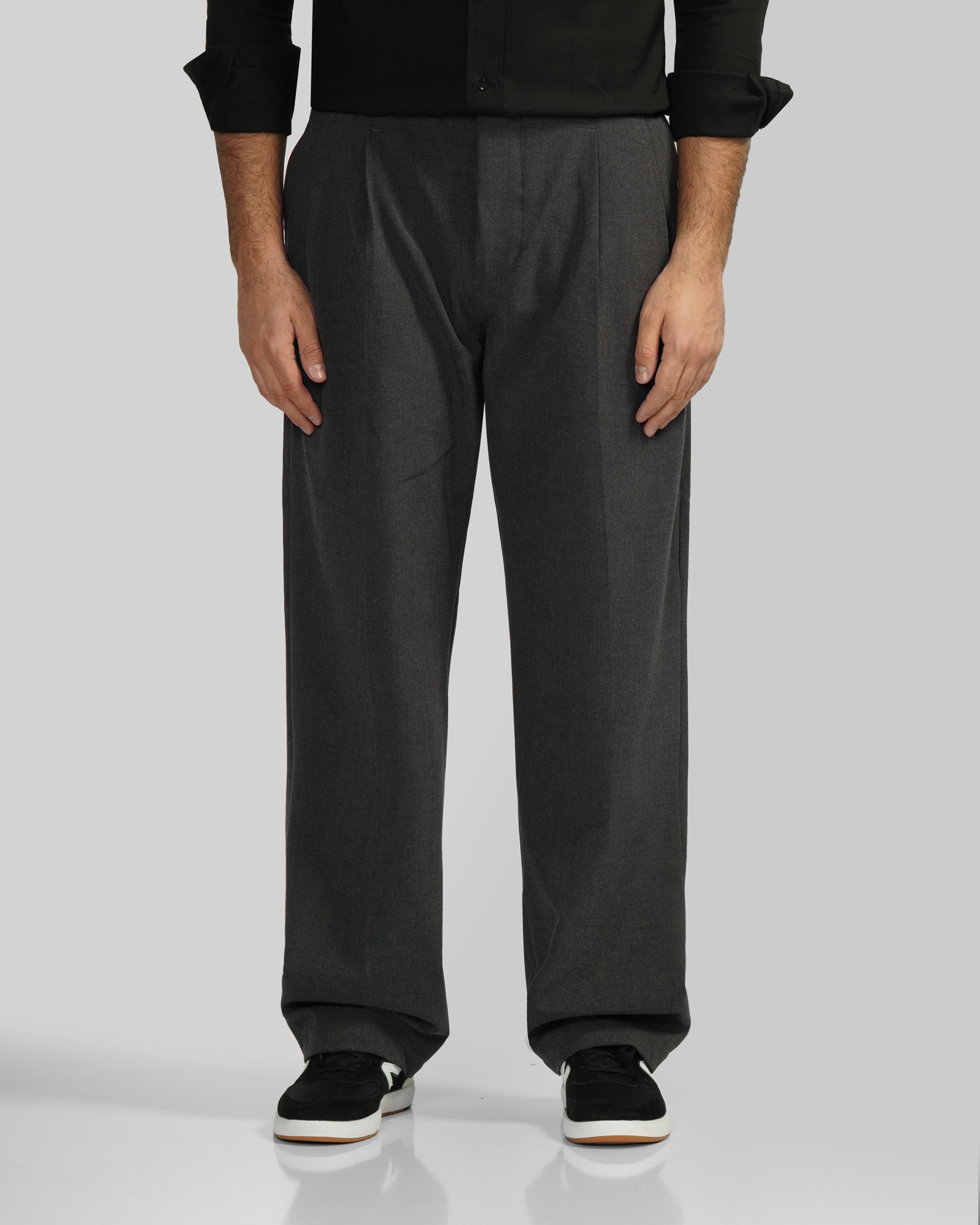 خرید و قیمت شلوار پارچه ای مردانه ذغالی 24362115