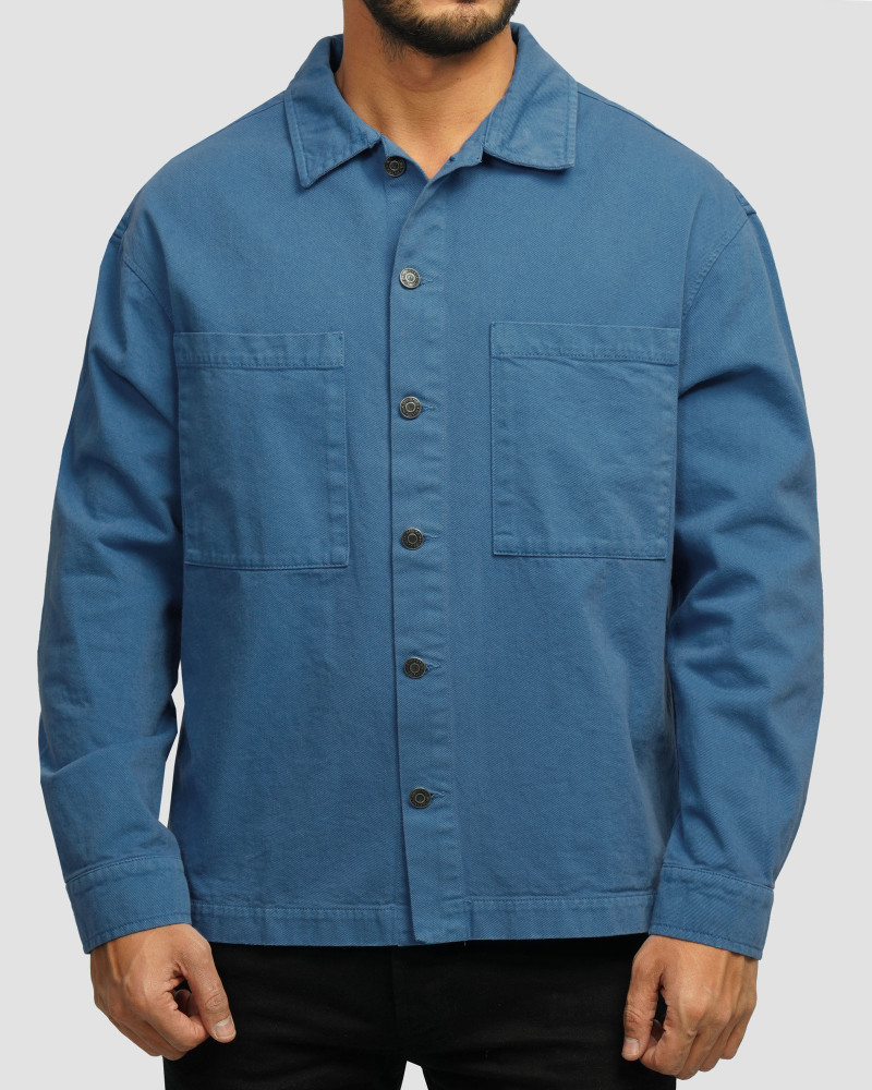 خرید و قیمت پیراهن کتان مردانه آبی 24352303