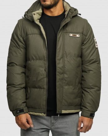 در فروشگاه اینترنتی لباس و خرید و قیمت کاپشن مردانه کلاه دار سبز 24316375