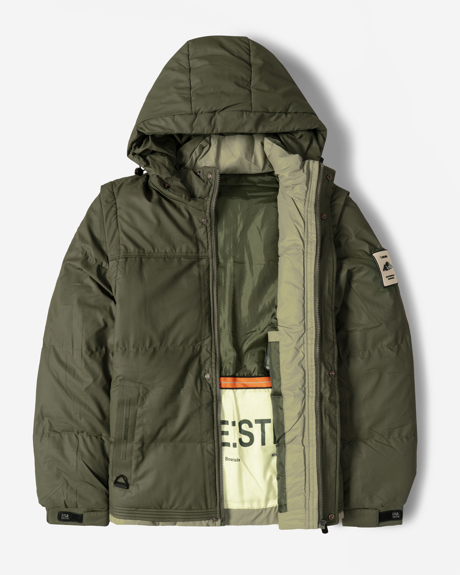 در فروشگاه اینترنتی لباس و خرید و قیمت کاپشن مردانه کلاه دار سبز 24316375