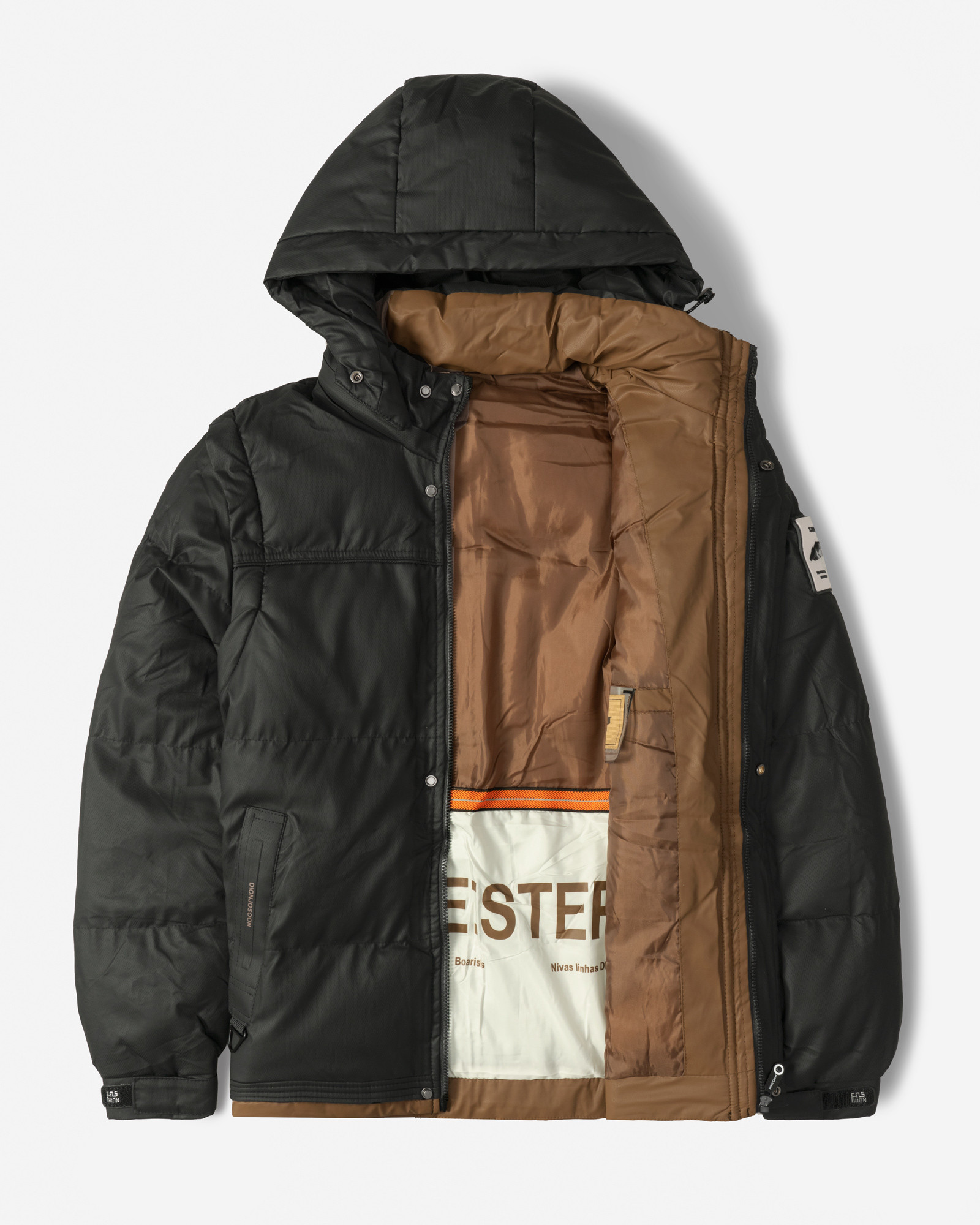 در فروشگاه اینترنتی لباس و خرید و قیمت کاپشن مردانه کلاه دار مشکی 24316375