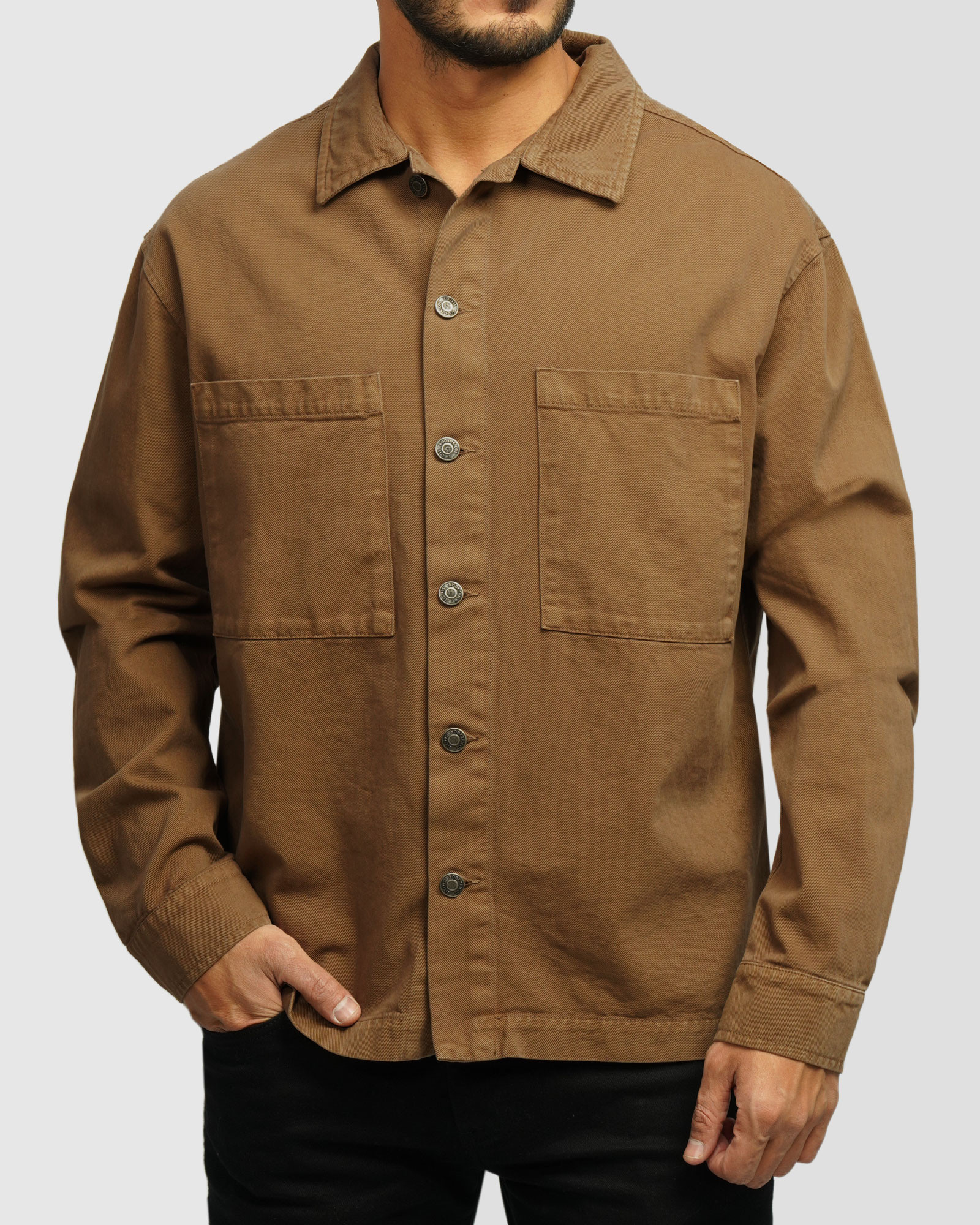 خرید و قیمت پیراهن کتان مردانه قهوه ای 24352303