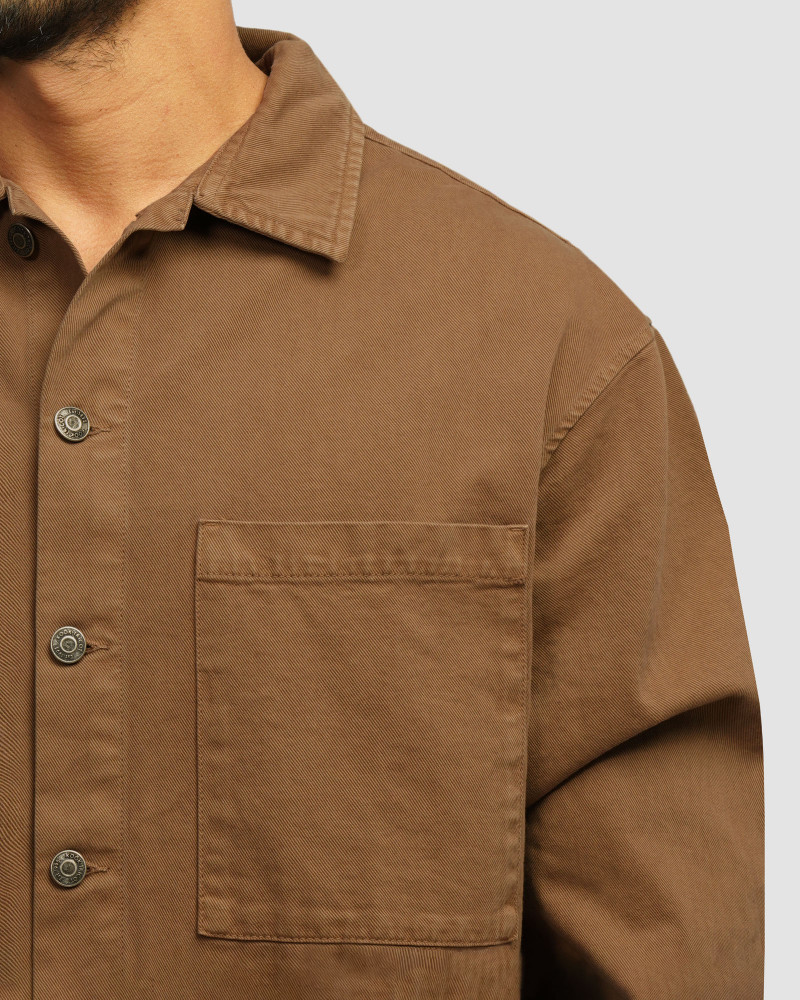 خرید و قیمت پیراهن کتان مردانه قهوه ای 24352303