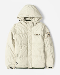 در فروشگاه اینترنتی لباس و خرید و قیمت کاپشن مردانه کلاه دار کرم 24316375