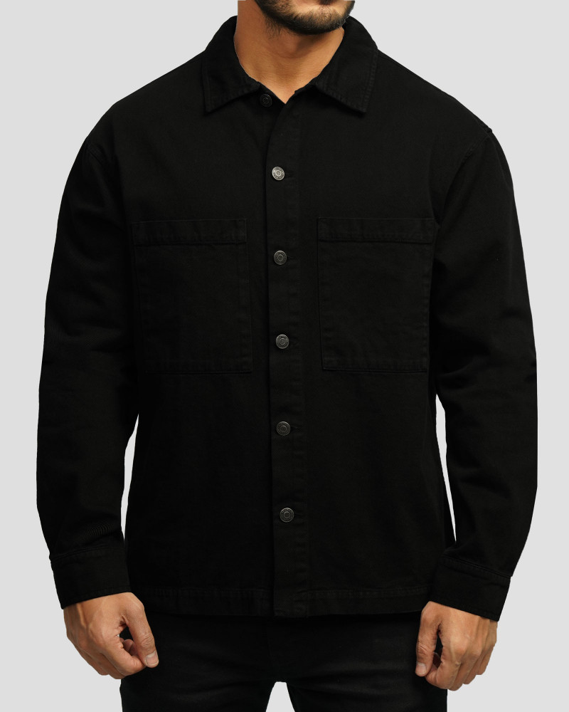 خرید و قیمت پیراهن کتان مردانه مشکی 24352303