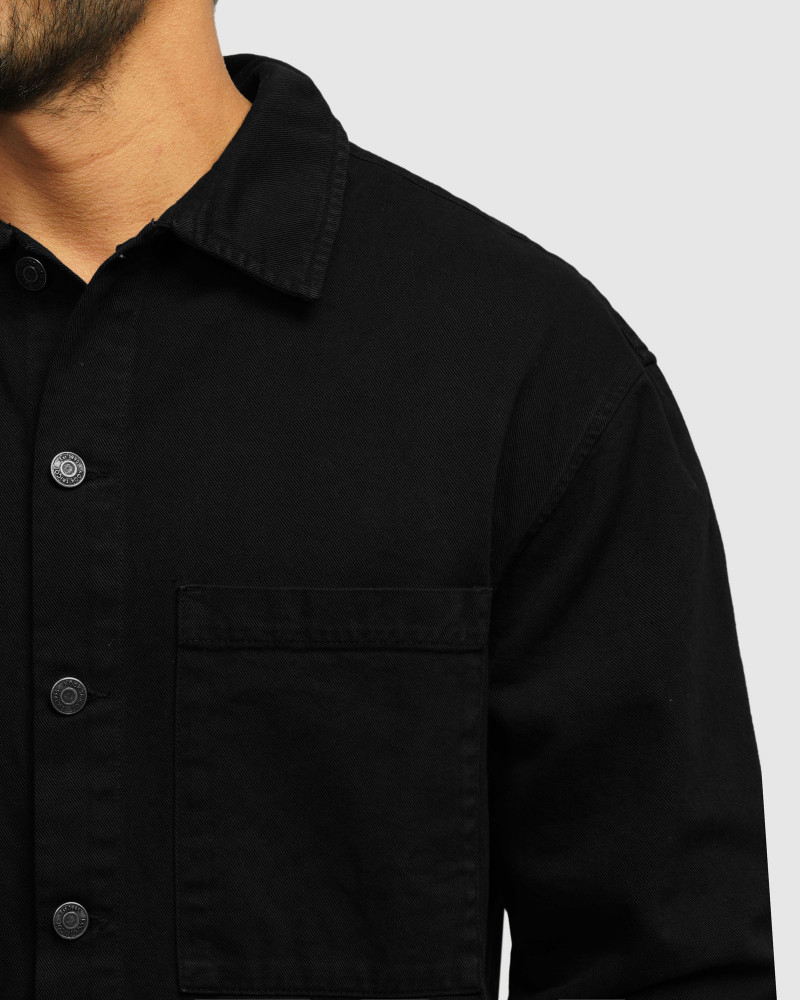 خرید و قیمت پیراهن کتان مردانه مشکی 24352303