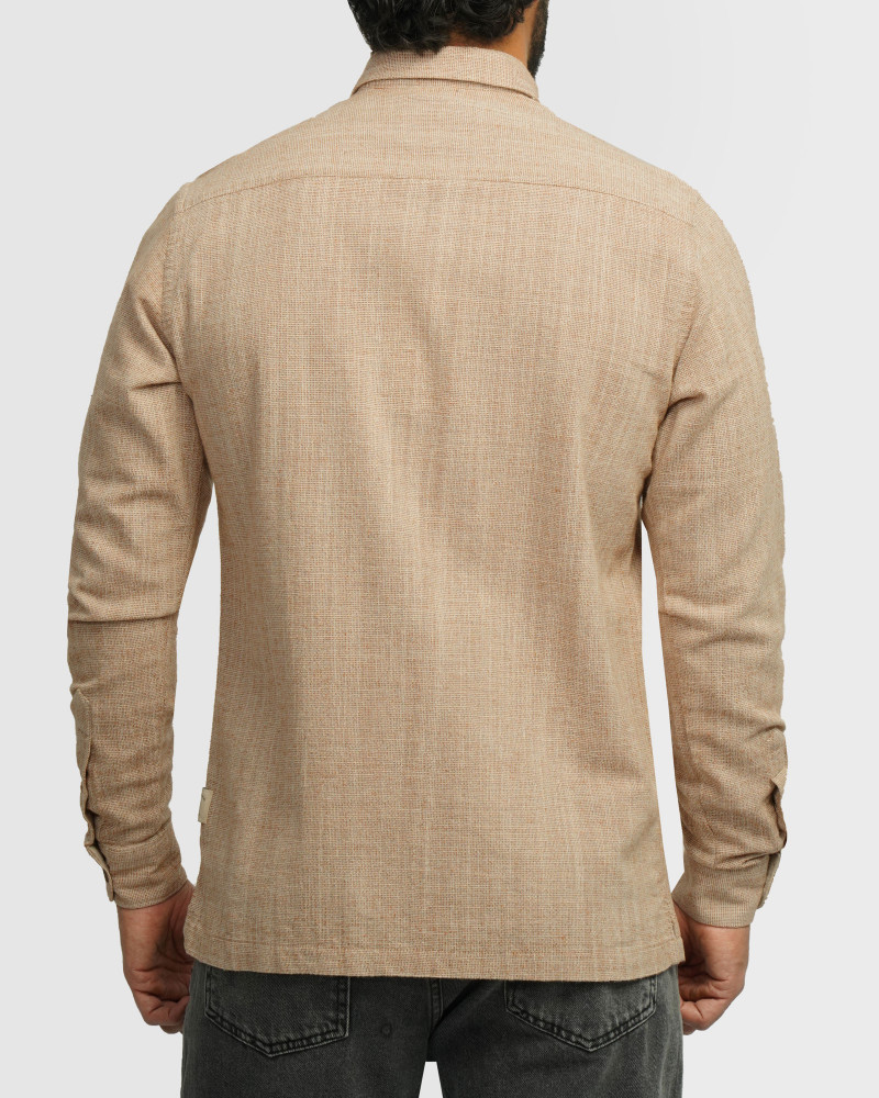 خرید و قیمت پیراهن آستین بلند مردانه کرم 24220516