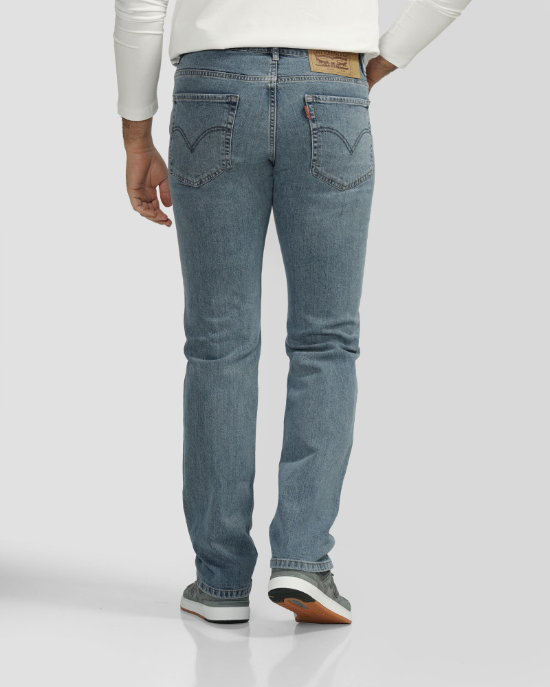 شلوار جین رگولار (Regular) ساده مردانه آبی 24312250