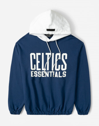 خرید و قیمت هودی کلاه دار طرح دار مردانه آبی 24371263