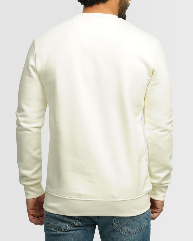 خرید و قیمت پلیور دورس یقه گرد مردانه سفید 24357247