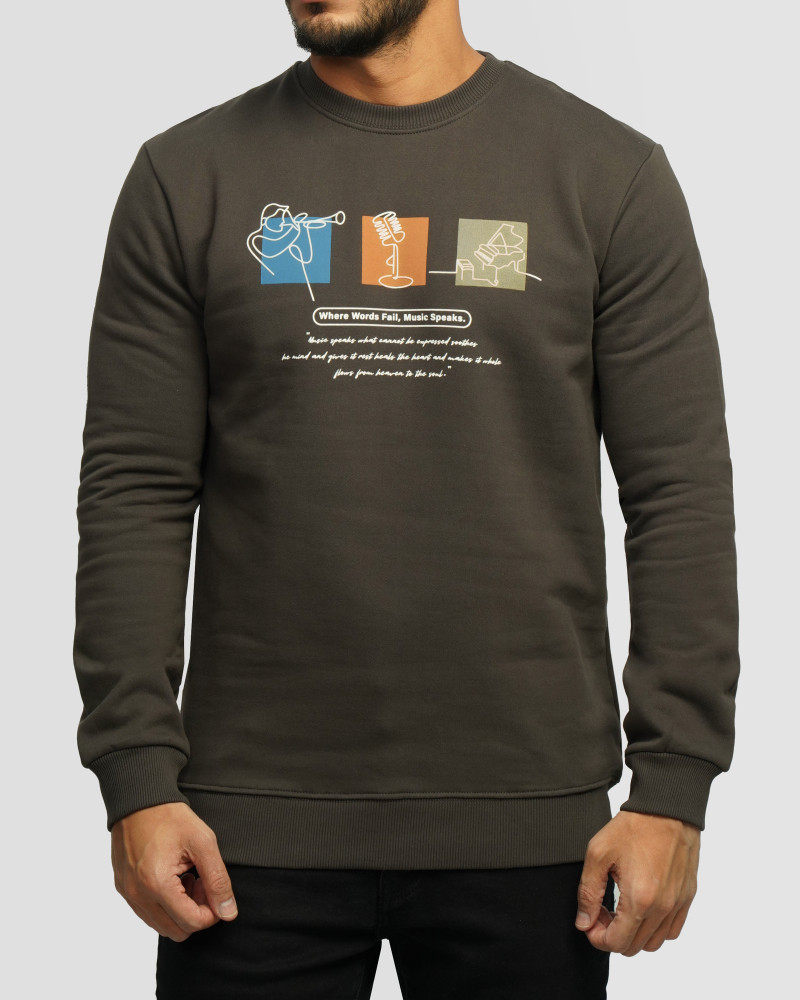 خرید و قیمت پلیور دورس یقه گرد مردانه خاکستری 24357247