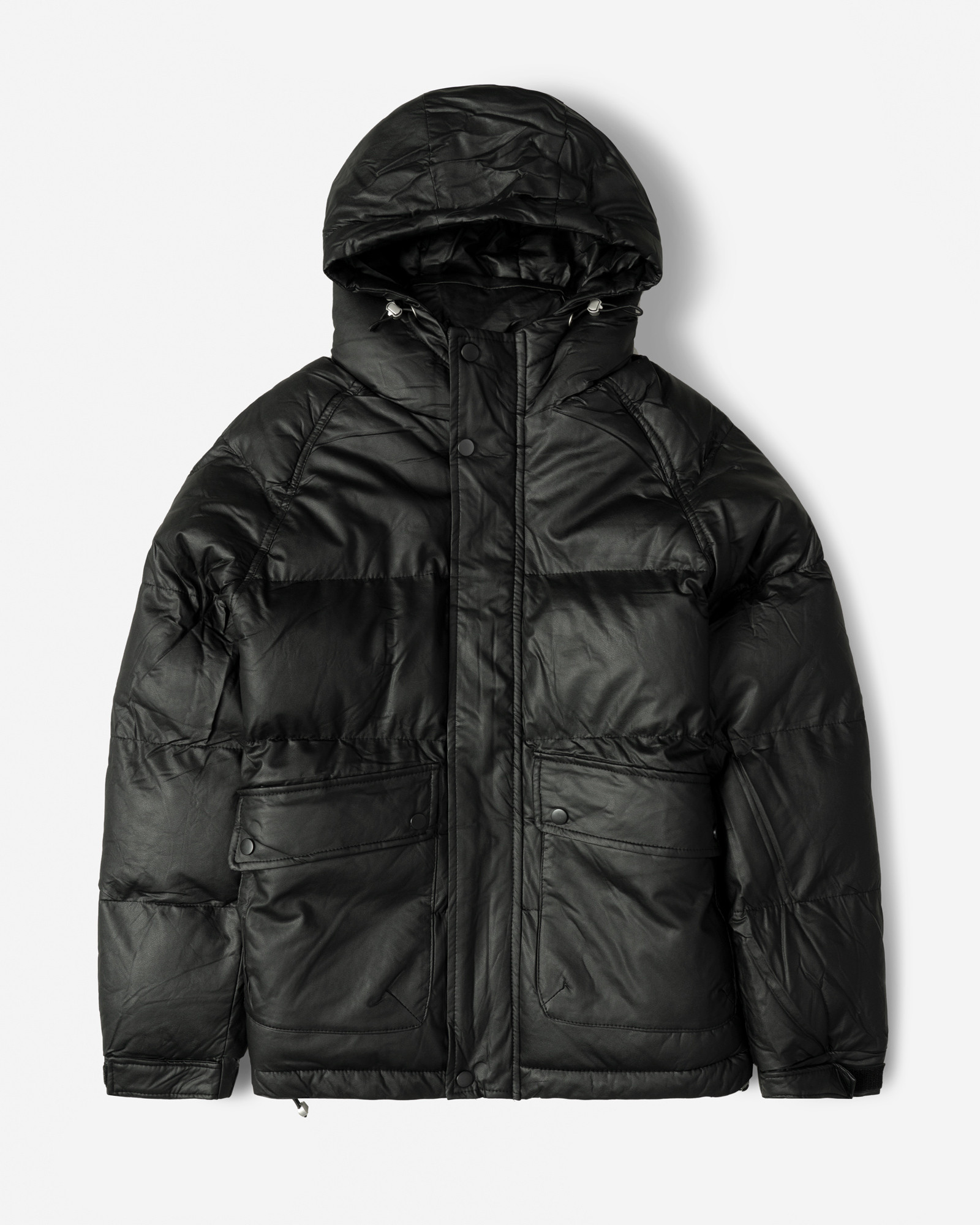 خرید و قیمت کاپشن مردانه کلاه دار مشکی 24316378