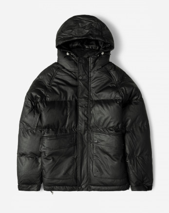 خرید و قیمت کاپشن مردانه کلاه دار مشکی 24316378