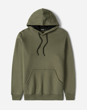 خرید و قیمت هودی کلاه دار ساده سبز 24371254